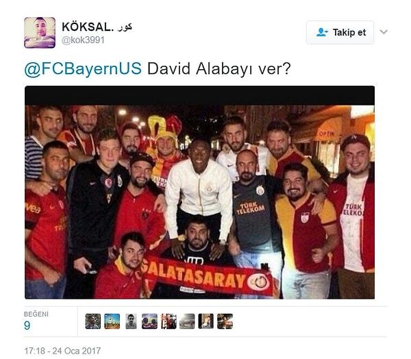 Alaba'da Galatasaray'a karşı aşırı bir sempati var, dikkat etsinler.
