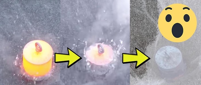 Isıtılmış 20 Kilogramlık Demir Buz Tutan Göle Bırakılırsa Ne Olur?