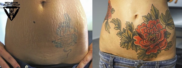 9. Цветные тату