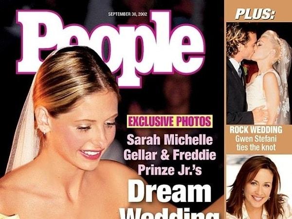 18. Sarah Michelle Gellar, Freddie Prinze Jr. ile evlenirken Gwen Stefani uzun süredir sevgilisi olan Gavin Rossdale ile evlendi.