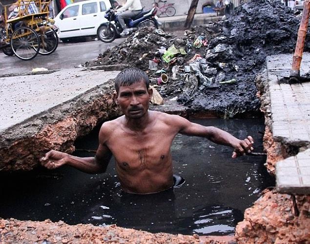 7. India's sewer cleaners