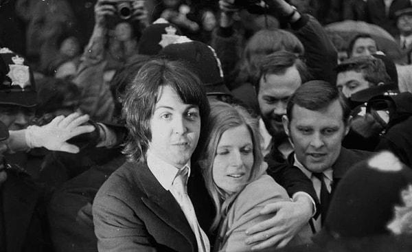 5. Paul McCartney ve Linda Eastman (12 Mart 1969)