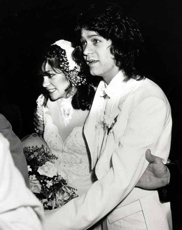 10. Eddie Van Halen ve Valerie Bertinelli (11 Nisan 1981)