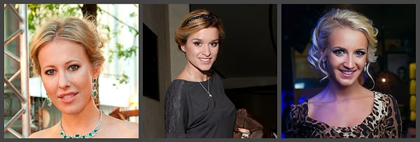 2. Ксения Собчак, Ксения Бородина, Ольга Бузова