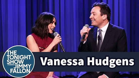 Vanessa Hudgens ve Jimmy Fallon'dan 'Friends'in Tema Müziğine Muhteşem Yorum