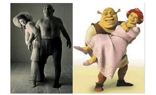 5. Шрек и Фиона