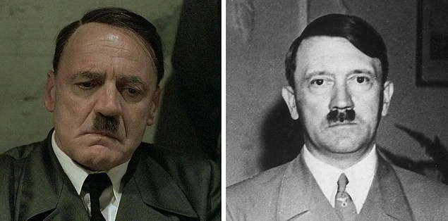 Бруно Ганц в роли Адольфа Гитлера, "Бункер", 2004".