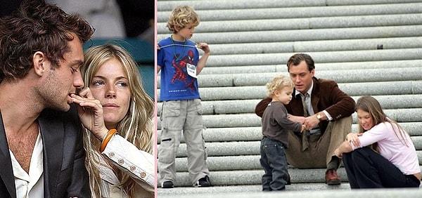 9. Jude Law, Sienna Miller'ı, çocuklarının bakıcısıyla aldatmıştı.