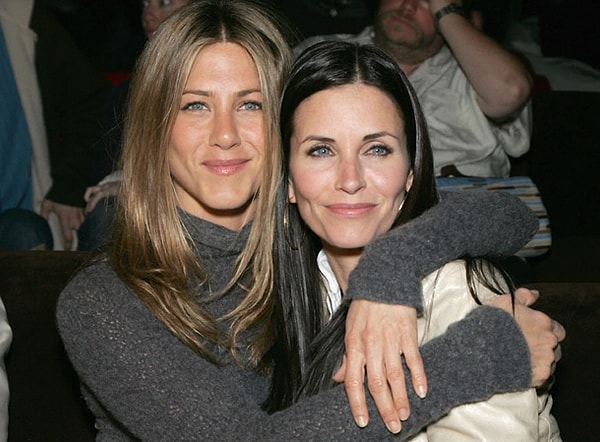 5. Кортни Кокс и Дженнифер Энистон