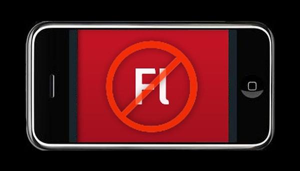 8. Son olarak, sırf Adobe'a sinir olduğundan iPhone'a Flash desteğini koymadı.