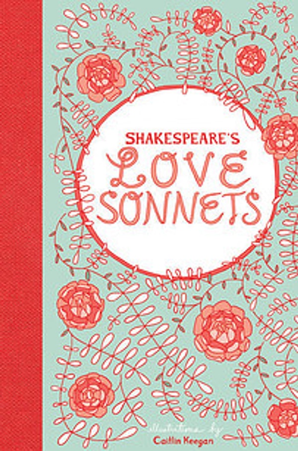 7. Прекрасно оформленная книжечка с любовными сонетами Шекспира