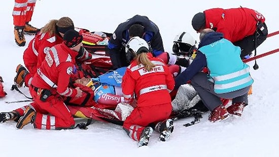 Dünya Kayak Şampiyonası'nda Korkutan Kaza