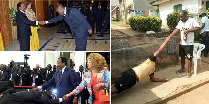 Kamerun Spor Bakanı'nın Selamlaşma Şekliyle Dalga Geçen Futbolcular ve Vatandaşlar