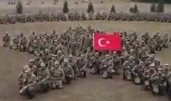 El Bab'da Şehit Olan Üsteğmen Tarık Koçoğlu'nun Birliğinden Üsteğmene Anlamlı Veda