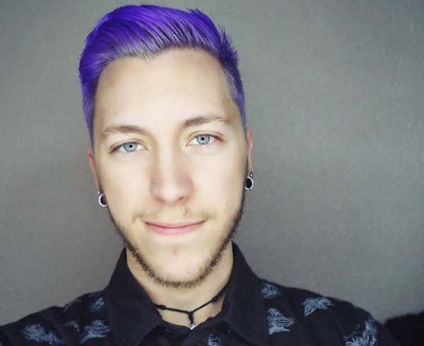 7. Цветное окрашивание для мужчин #mermanhair