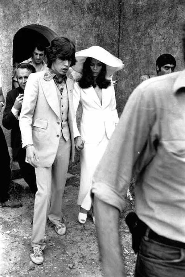 6. Мик Джаггер и Бьянка Перес-Мора Масиас (12 мая 1971 г.)