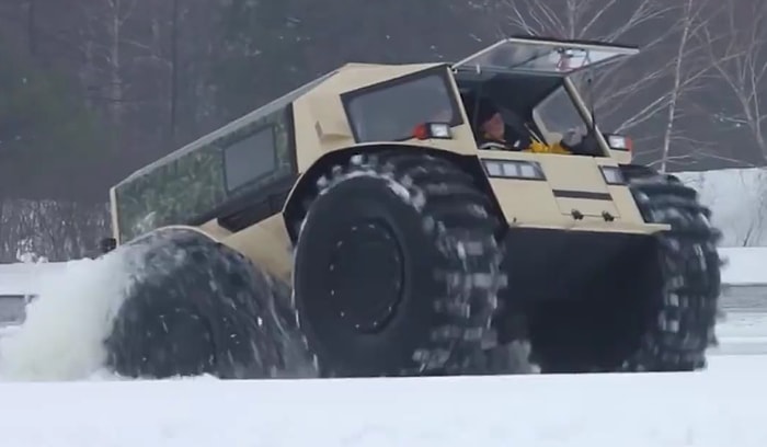 En Zorlu Şartlara Dahi Aldırış Etmeden Yoluna Devam Eden Aracı Durdurmak İmkansız!