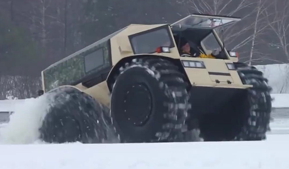 En Zorlu Şartlara Dahi Aldırış Etmeden Yoluna Devam Eden Aracı Durdurmak İmkansız!