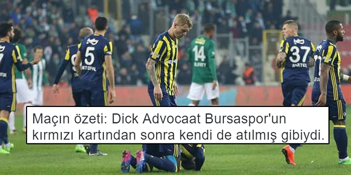 Fenerbahçe, Bursaspor Deplasmanında Fırsat Tepti! İşte Maçın Ardından Sosyal Medyaya Yansıyanlar