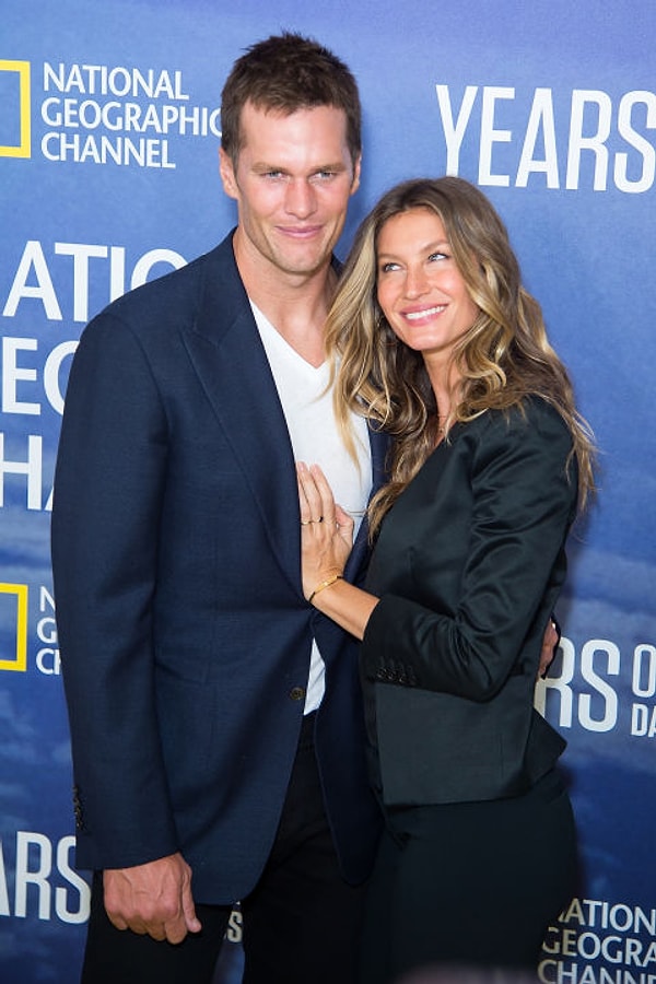 6. Жизель Бундхен и Том Брэди