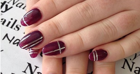12 крутых идей маникюра для тех, кто обожает сливовый цвет
