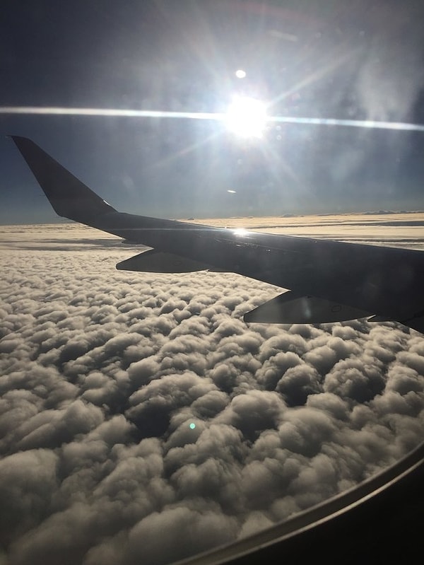 11. Большие пушистые облака над Северной Калифорнией.