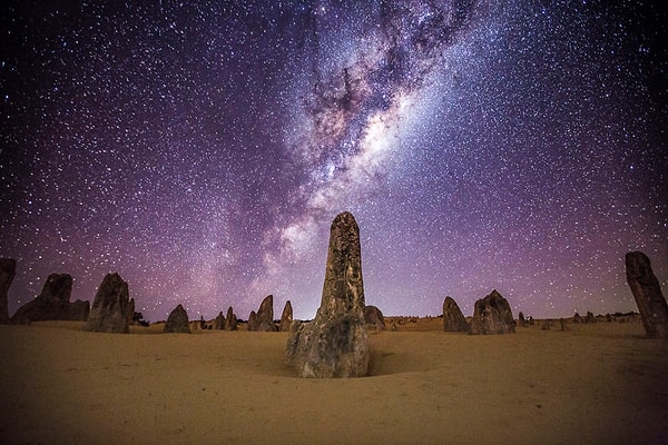 12. Звездная ночь в «Пустыне остроконечных скал», Восточная Австралия