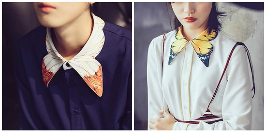 Добавьте в ваш образ изюминку! 20 оригинальных идей для необычных воротничков