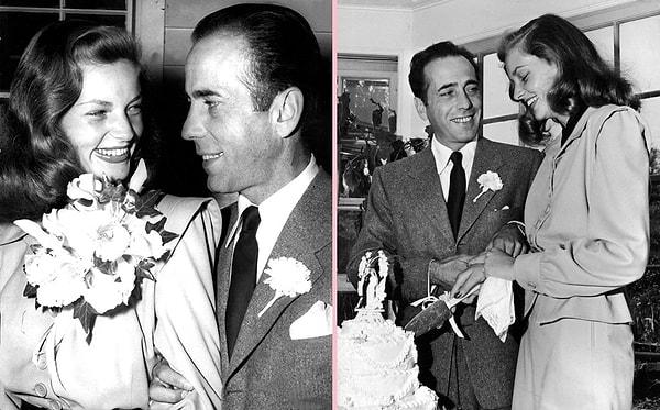7. Hollywood efsanelerinden Lauren Bacall, kendisi gibi oyuncu eşi Humphrey Bogart'ı yemek borusu kanseri nedeniyle kaybetti.
