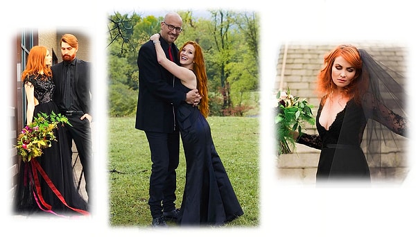 3. Черный фантастически идет рыжеволосым женщинам!