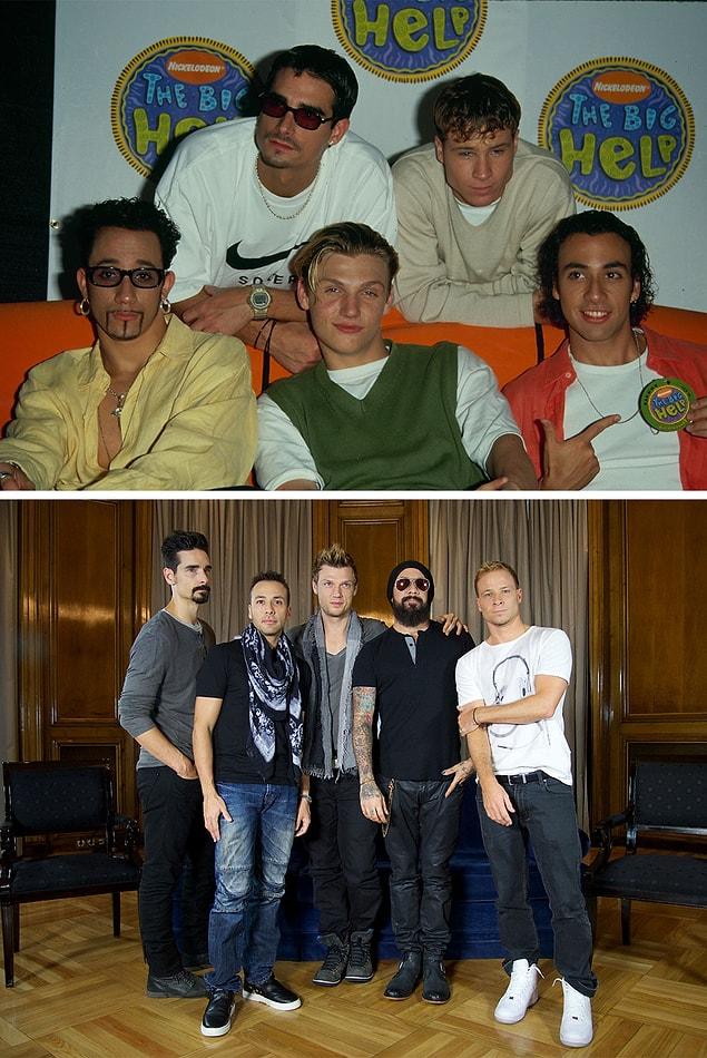 Backstreet Boys в 1990 и сейчас.