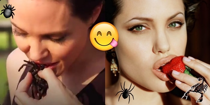 Acımadan Çatır Çutur Yedi ve Yedirdi: Angelina Jolie'nin Örümcek ve Akrep Ziyafeti