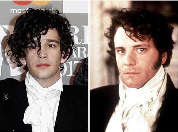 16. Mr Darcy'nin ikizi gibi görünen Matt Healy...