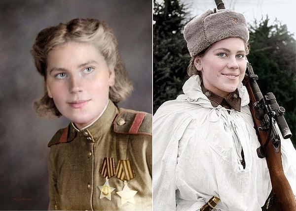 Roza, 1941'de abisinin cephedeki ölümü üzerine gönüllü olarak orduya katıldı.