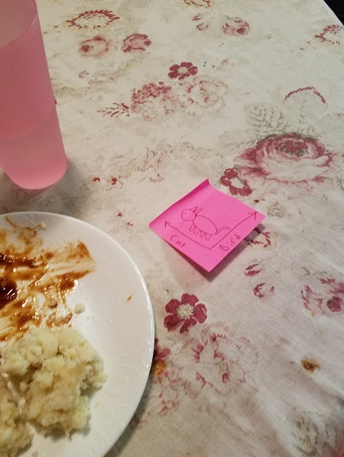 На эту записку нужно смотреть как минимум десять секунд, чтобы оценить ее по достоинству.