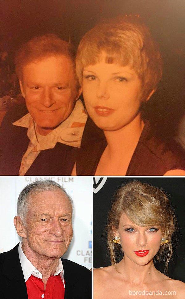14. Hugh Hefner'ın kardeşi ve Taylor Swift aynı karede olsa çok değişik olmaz mıydı?