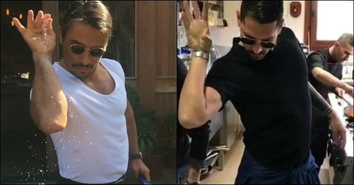 İtalyan Futbolcu Marco Borriello da SaltBae Yaptı