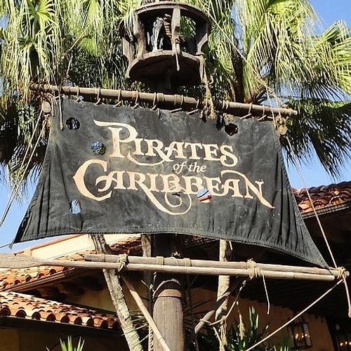 The Pirates of the Caribbean ride at Disney World is haunted by a spirit named George.