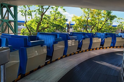 A ghost used to haunt the People Mover in Orlando, which would cause the ride to shut down all the time.