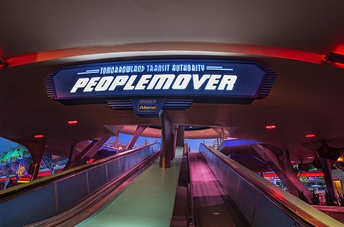 A ghost used to haunt the People Mover in Orlando, which would cause the ride to shut down all the time.