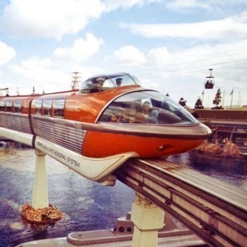 Disneyland has a strange ghost who can sometimes be seen running along the monorail track.
