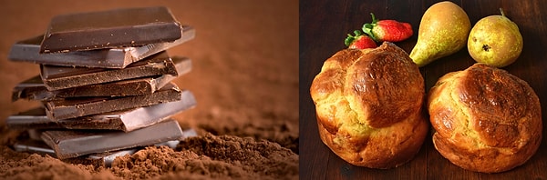 9. Шоколад и груша