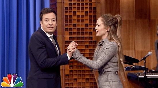 Jimmy Fallon ve Jennifer Lopez'den Muhteşem Eğlenceli Dans Kapışması