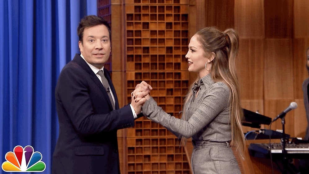 Jimmy Fallon ve Jennifer Lopez'den Muhteşem Eğlenceli Dans Kapışması