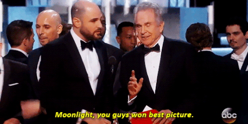 …and then they realized that the real winner was Moonlight (Good god)...