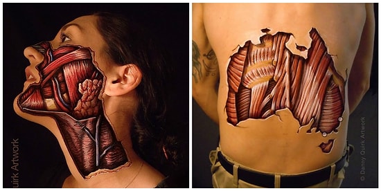 Таким человеческое тело вы еще не видели. Художник показывает анатомию человека, как она есть