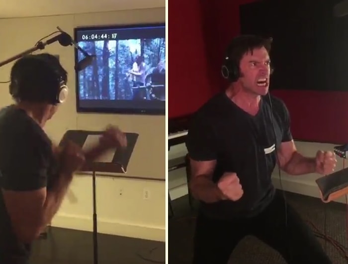 Hugh Jackman'ın Wolverine'i Seslendirirken Kendinden Geçtiği Anlar