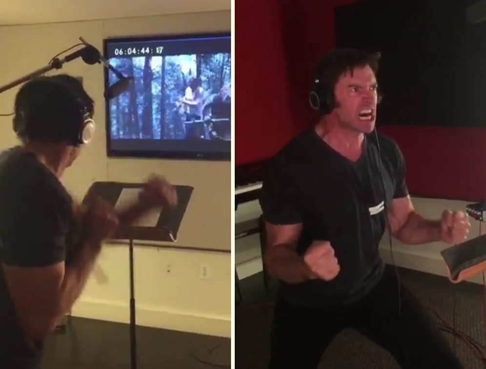 Hugh Jackman'ın Wolverine'i Seslendirirken Kendinden Geçtiği Anlar