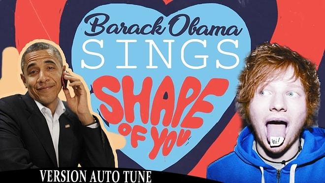 Barack Obama'ya Demeçlerinden 'Shape of You' Şarkısını Söylettiler