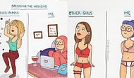 Daily Struggles Of Being A Woman Explained With 15 Illustrations!